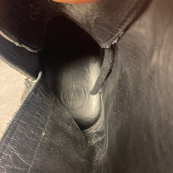 Massimo Dutti black leather combat boots. Size: EU 38 / US 7.5–8 - Picture 8 of 9